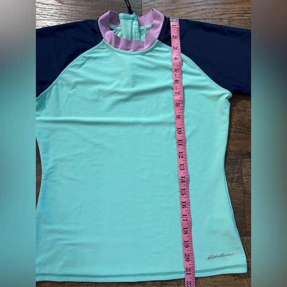 Eddie Bauer Girls Rash guard Swim Top Kids Large 14/16 - Picture 3 of 8